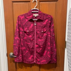 Michael Kors Paisley Print long sleeve top